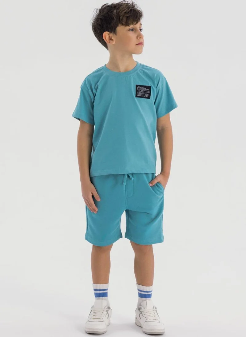 MINOTI Teen Boys Short Sleeve T-Shirt and Shorts Set