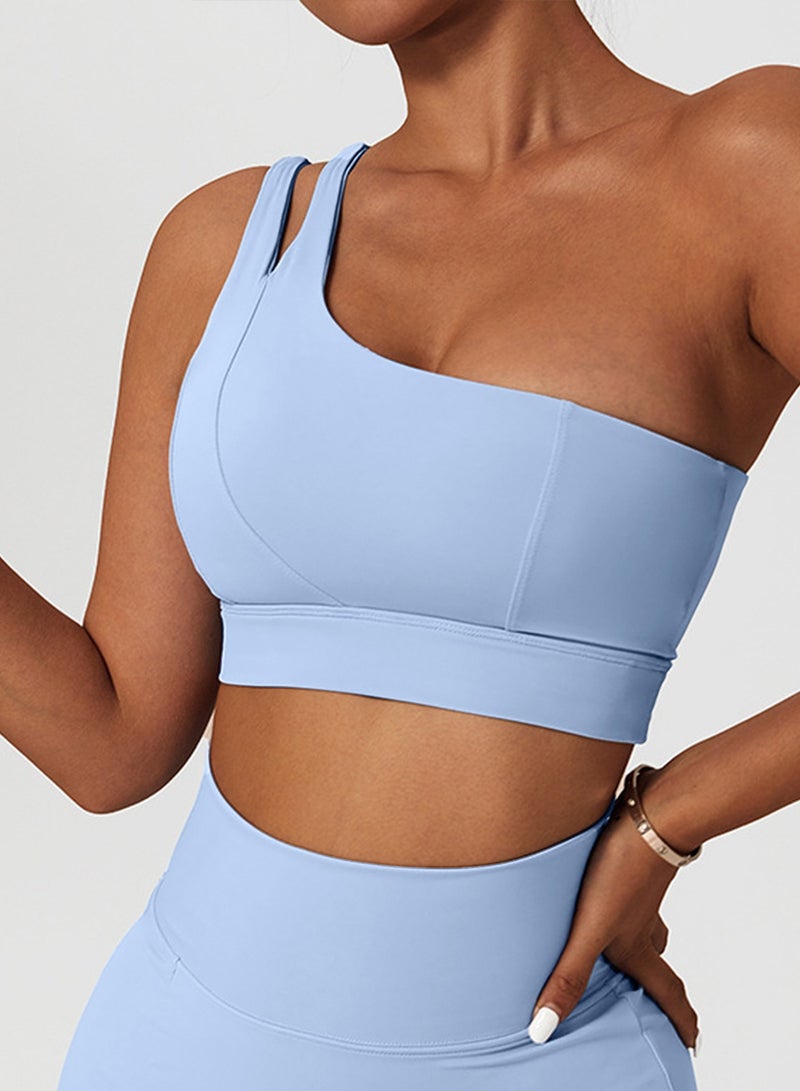 general Sport Bra Fitness One Shoulder Workout Yoga Bra Women - Image 2
