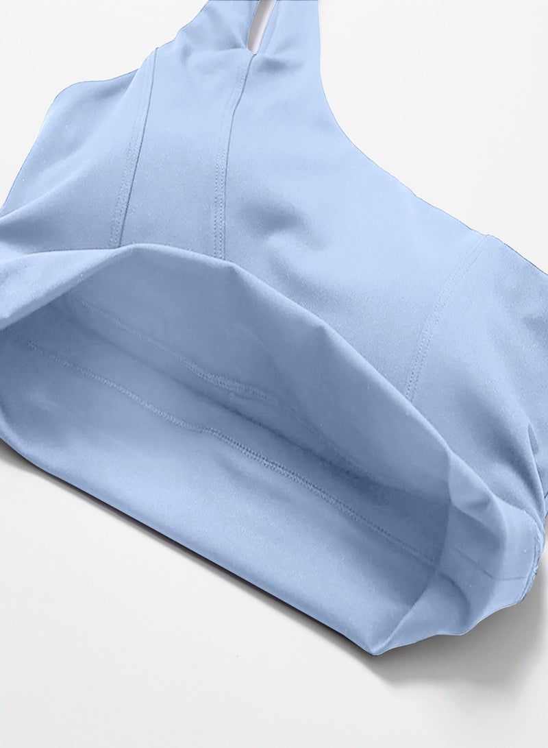 general Sport Bra Fitness One Shoulder Workout Yoga Bra Women - Image 4