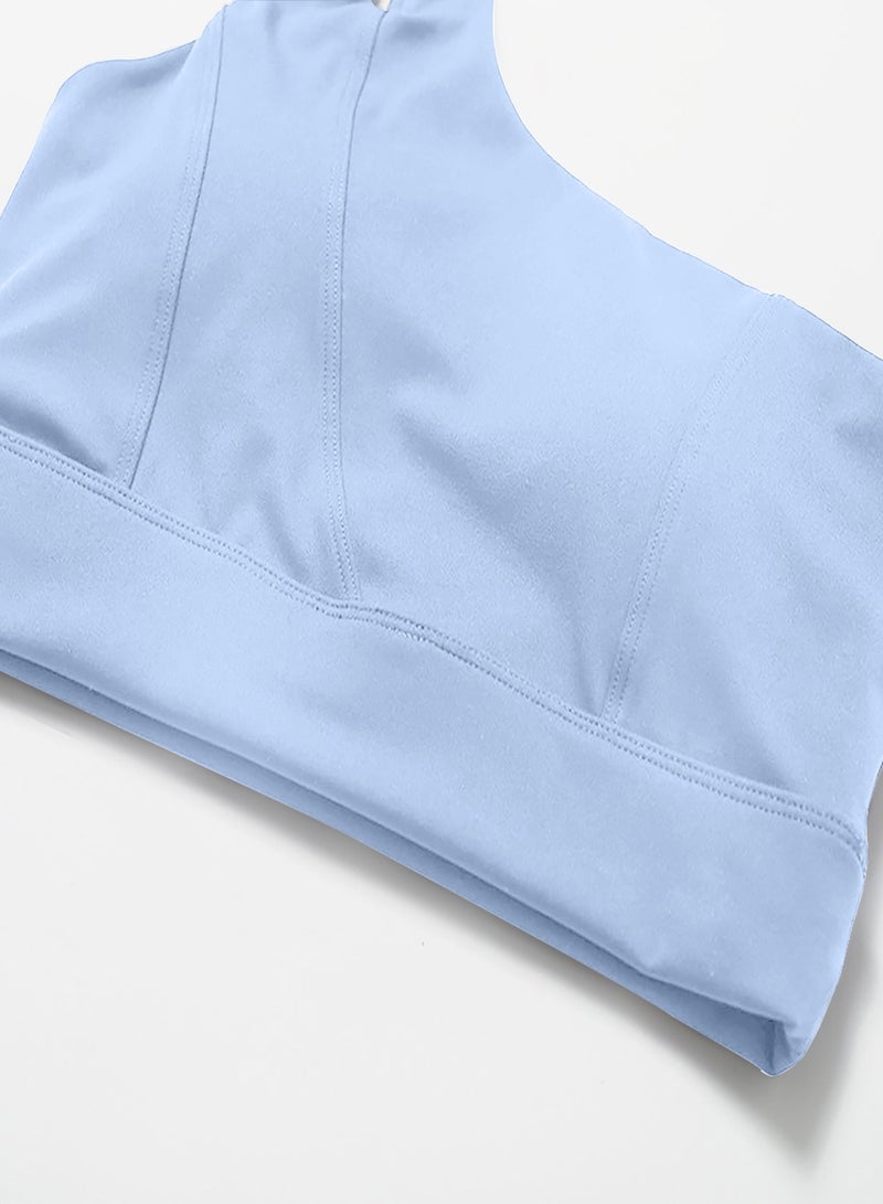 general Sport Bra Fitness One Shoulder Workout Yoga Bra Women - Image 5