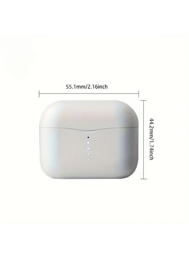 True Wireless Earbuds – Semi-Open-Back Design, Type-C Charging, White/Milk White Finish  - Image 4