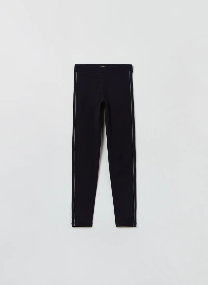 Ovs Ovs Stretch Leggings With Raised Seams