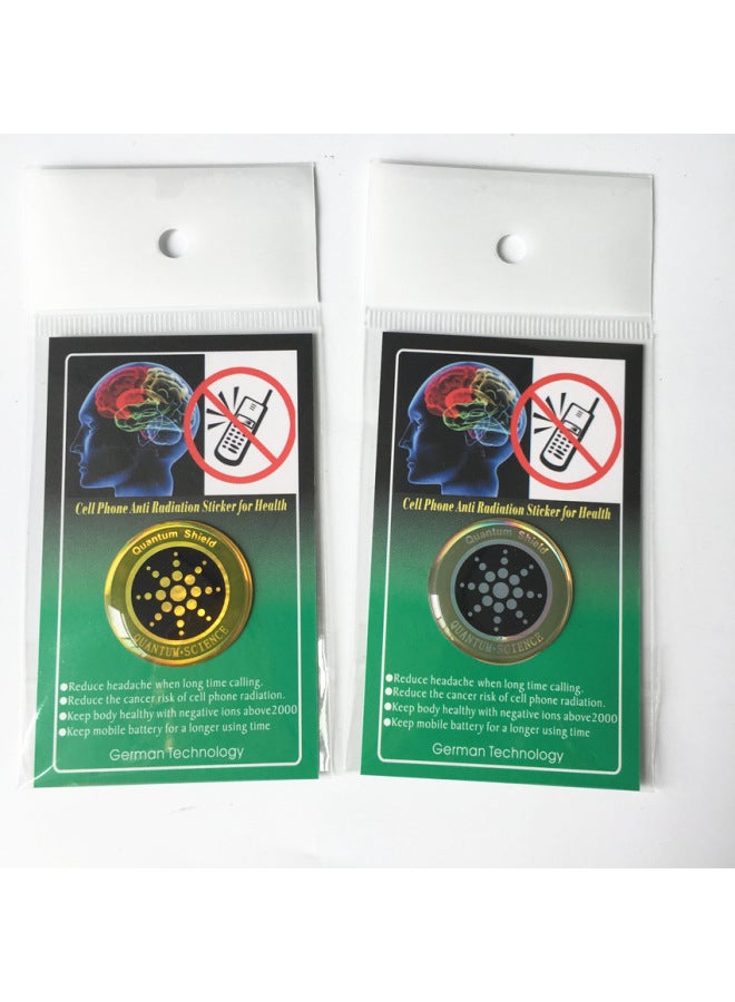 Mobile Phone Anti-radiation Patch/electromagnetic Shield/mobile Phone Electromagnetic Wave Patch (die)-Color:Silver - Image 4