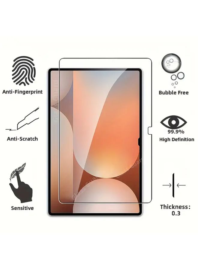 Galaxy S10 Ultra 14.6 Inch 2 Pack Tempered Glass Screen Protector HD Anti Fingerprint Scratch Resistant - Image 3