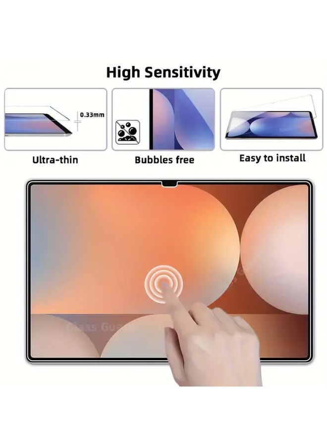 Galaxy S10 Ultra 14.6 Inch 2 Pack Tempered Glass Screen Protector HD Anti Fingerprint Scratch Resistant - Image 4