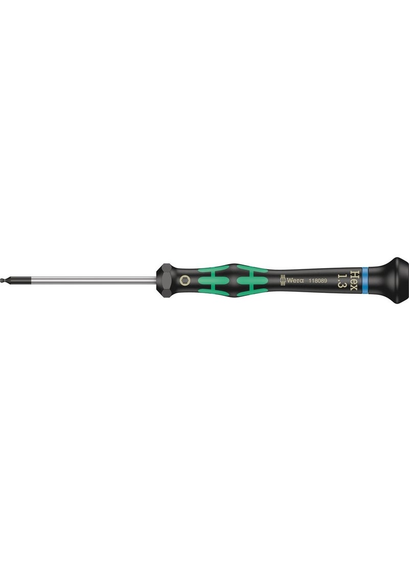 Wera 2052 Ball Head Allen 1,3 x 60MM Screwdriver 05118089001  - Image 3
