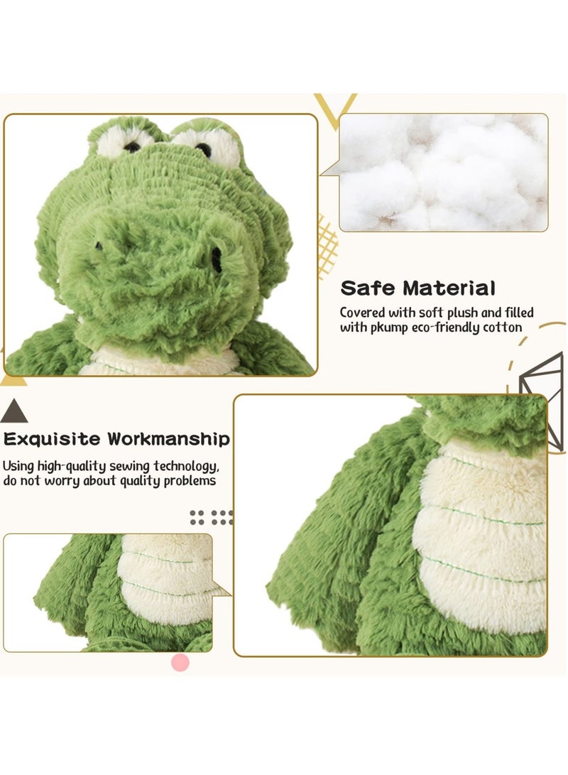 كابتن تيك Stuffed Animal Lovely Crocodile, Plush Animal Toy, 30cm Birthday Gift, for Kids Gift Girlfriend Wife (Green) - Image 5
