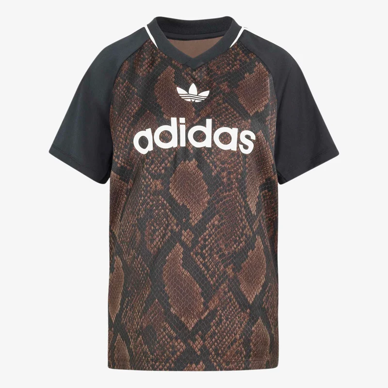 SNAKE PRINT SATIN JERSEY