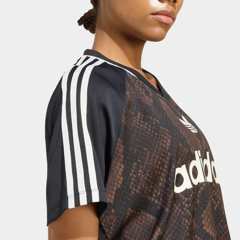 Adidas Originals  SNAKE PRINT SATIN JERSEY for Women | Best Price UAE