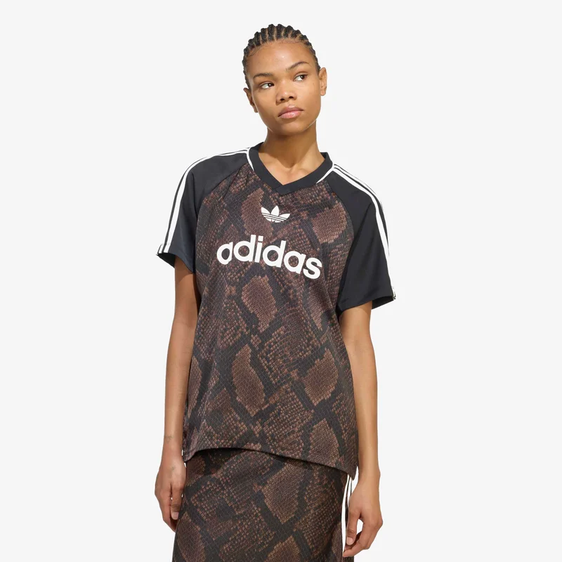 Adidas Originals  SNAKE PRINT SATIN JERSEY for Women | Best Price UAE
