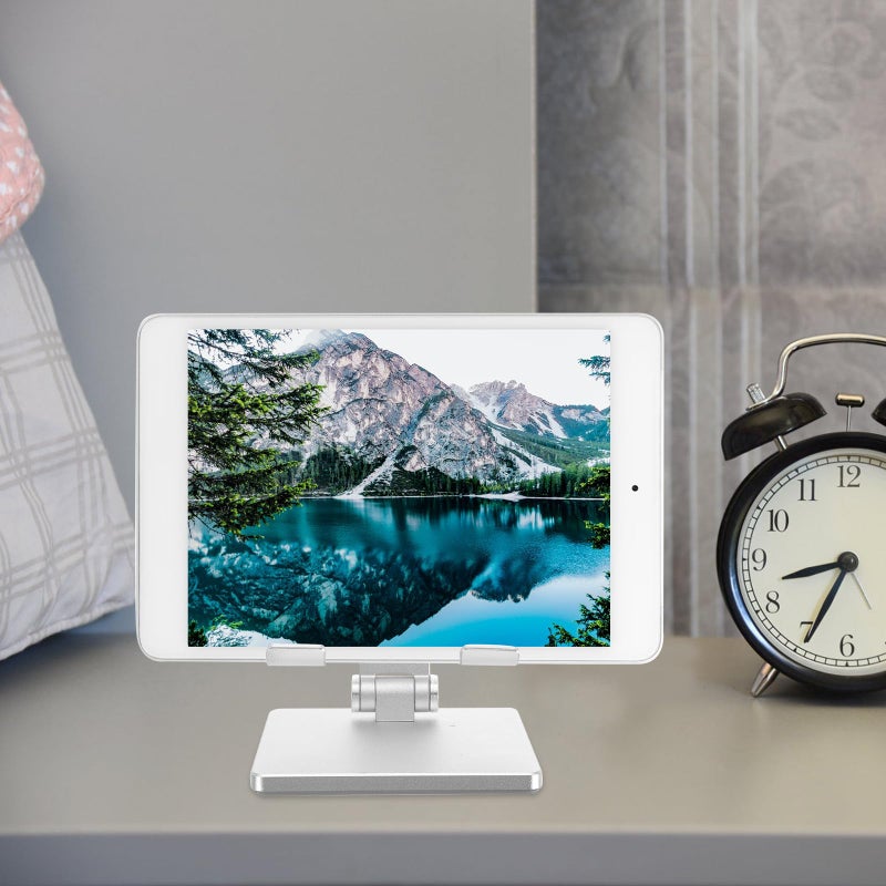 Adjustable Aluminum Alloy Tablet Stand Foldable Multi Angle Desk Mount Holder - Image 5