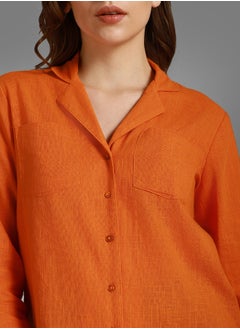 HIGH STAR Women Orange Shirt  - Image 2