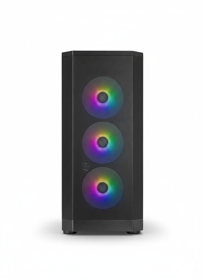 Game Sekret Viper Gaming PC - Intel Core i5-12400F| AMD Radeon RX 580 8GB GPU | 16GB DDR4 RAM-1TB NVMe SSD | Air Cooler-H610 MB-500W 80+ PSU | WiFi-Bluetooth-Windows 11 Pro | Game Sekret Desktop Computer | 1 Year Warranty Black - Image 2