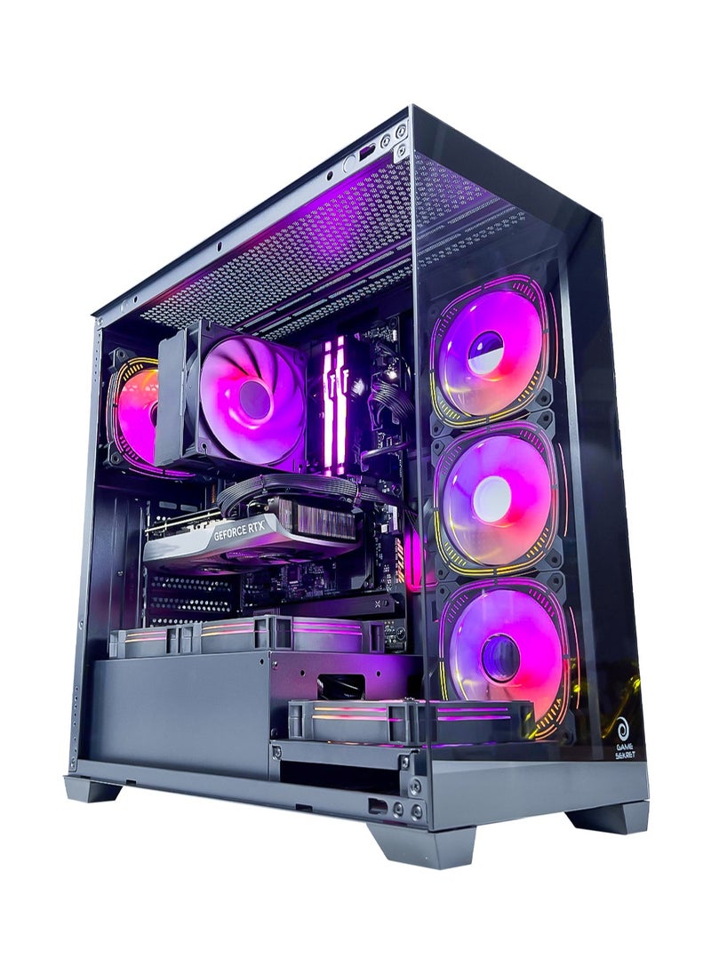 Game Sekret Viper Gaming PC - Intel Core i5-11400F Processor | AMD Radeon RX 580 8GB GPU | 16GB DDR4 RAM | 1TB M.2 NVMe SSD | Air Cooler | WiFi Ready | Windows 11 Pro | Game Sekret Desktop Computer Tower  - Image 1
