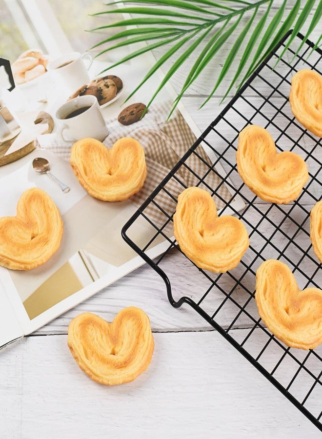 Luckforest Artificial Butterfly Crackers, 8 Pcs Simulate Palmiers Biscuits Fake Realistic Dessert Cookies for Home Kitchen Shop Display Photography Props - Image 3