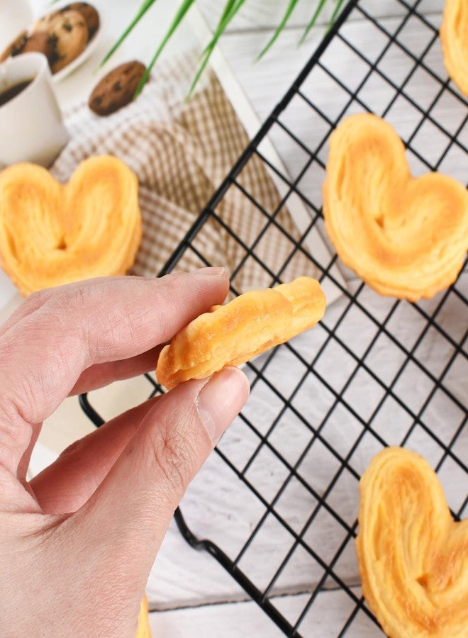 Luckforest Artificial Butterfly Crackers, 8 Pcs Simulate Palmiers Biscuits Fake Realistic Dessert Cookies for Home Kitchen Shop Display Photography Props - Image 5