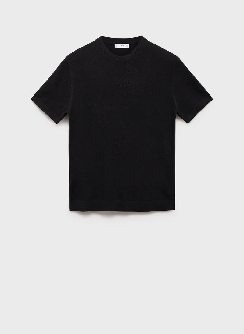 Mango Man Essential Crew Neck T-Shirt