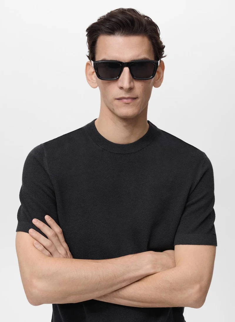 Mango Man Essential Crew Neck T-Shirt
