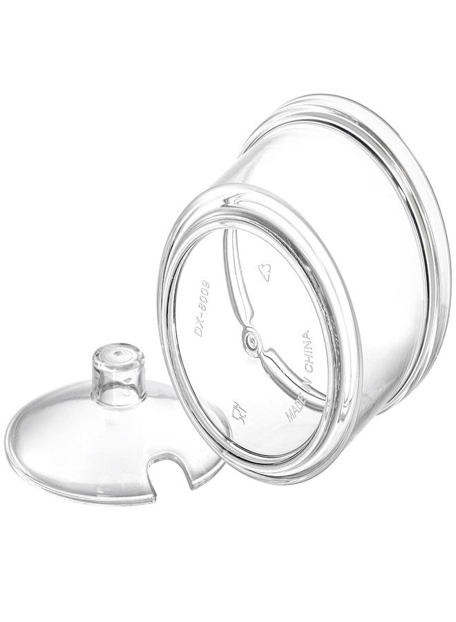 ZEAYEA Set of 6 Clear Acrylic Sugar Bowl, 14 oz Seasoning Box Condiment Pots with Spoon and Lid, Sugar Spice Salt Canister for Home Kitchen, Coffee Bar, Restaurant - Image 4