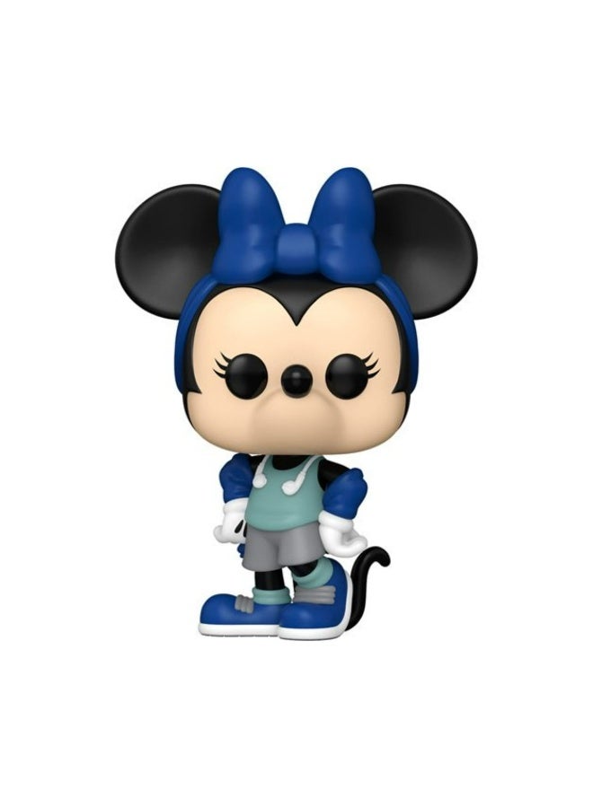 Funko Funko POP! Disney Mickey & Friends Minnie Mouse in Workout Outfit Vinyl Figure (10 cm)  - Image 2