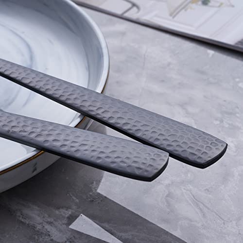 FULLYWARE Matte Black Serving Fork, 9.5-inch Stainless Steel Large Serving Fork, Heavy Duty, Satin Finish, Set of 3 - Image 5