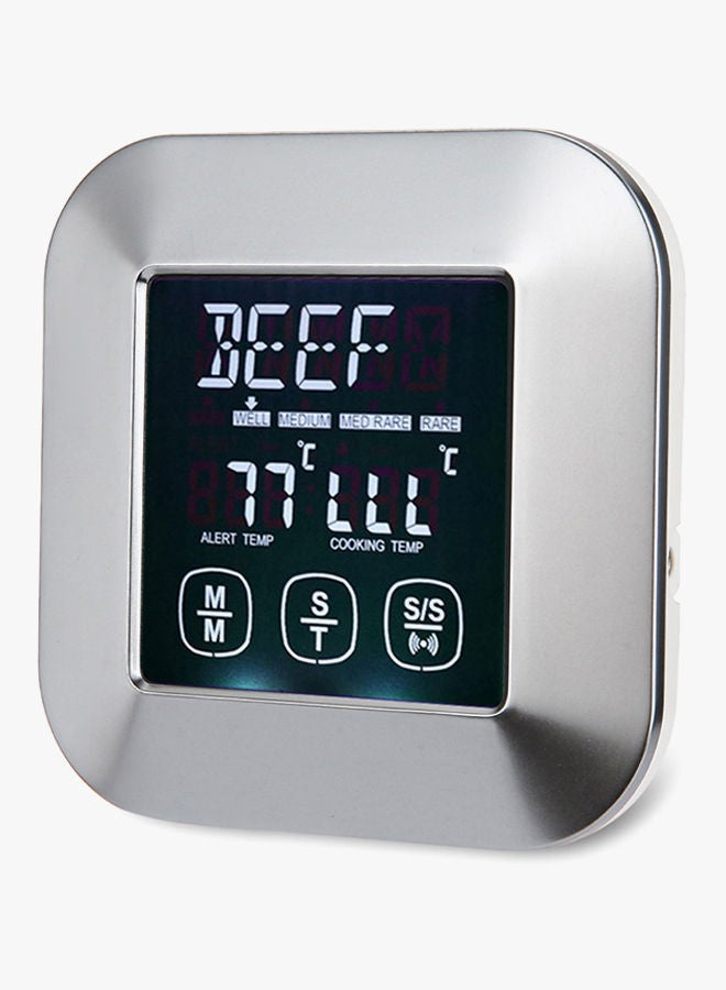 نيبمينينت ميزان حرارة شواية طهي اللحوم مزود بشاشة تعمل باللمس فضي - Image 4