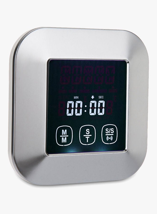 نيبمينينت ميزان حرارة شواية طهي اللحوم مزود بشاشة تعمل باللمس فضي - Image 3