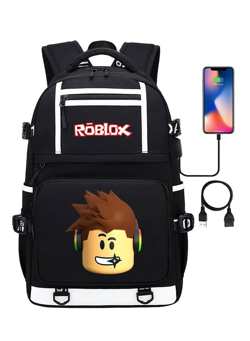 ROBLOX Printed Youth Large Capacity Men's and Women's Shoulders