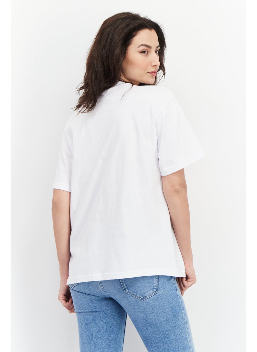 Marilyn Monroe - Women Crew Neck Short Sleeve Graphic T-shirt, White - Image 1