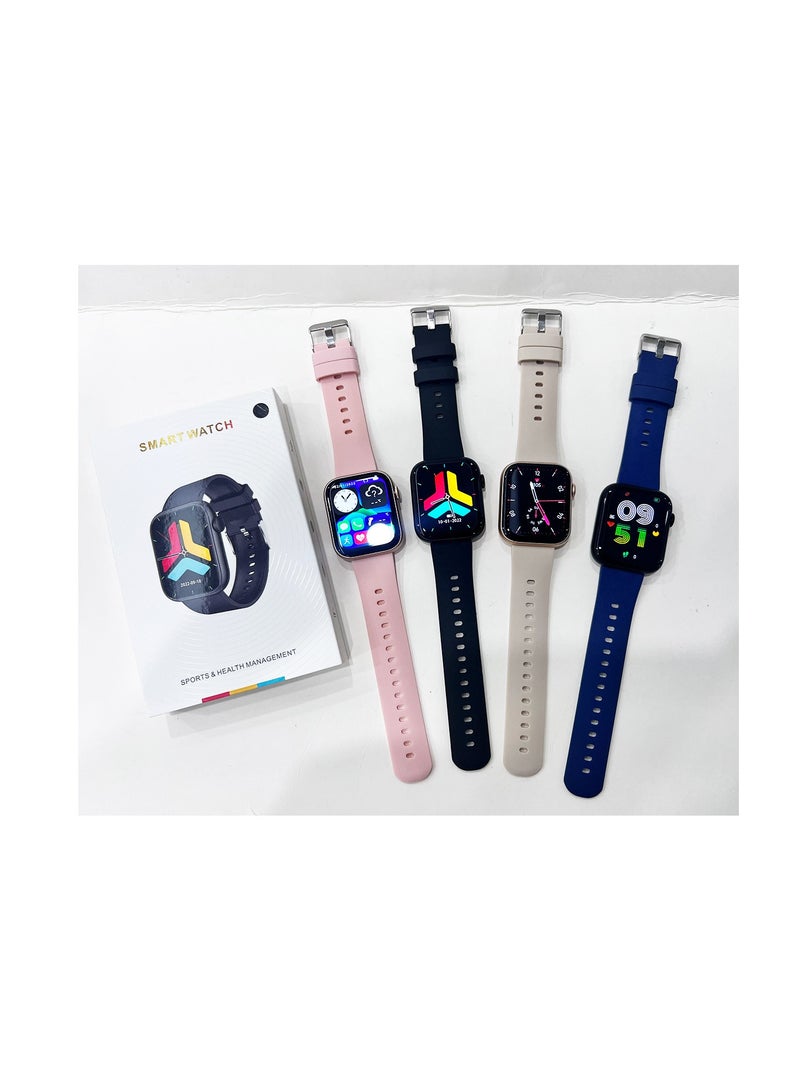 SYOSI Sport Smart Watch, 1.85"" Smartwatch Fitness Tracker for Android iOS Phones with Blood Pressure Heart Rate Tracking, Answer/Make Call, Sport Modes Sleep Monitor Step Counter for Women Men, Black - Image 2