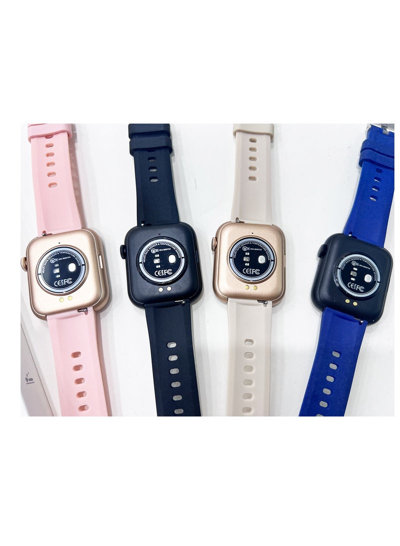 SYOSI Sport Smart Watch, 1.85"" Smartwatch Fitness Tracker for Android iOS Phones with Blood Pressure Heart Rate Tracking, Answer/Make Call, Sport Modes Sleep Monitor Step Counter for Women Men, Black - Image 3