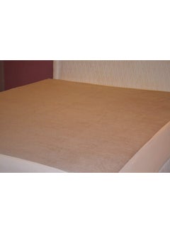 NORTH FIELD North Field Waterproof Plastic Mattress Protection Sheet for Baby and Adult Poly Plastic Rubber Double Bed Sheet Double BedKing Size 72 x 75 Inch Brown  - Image 4