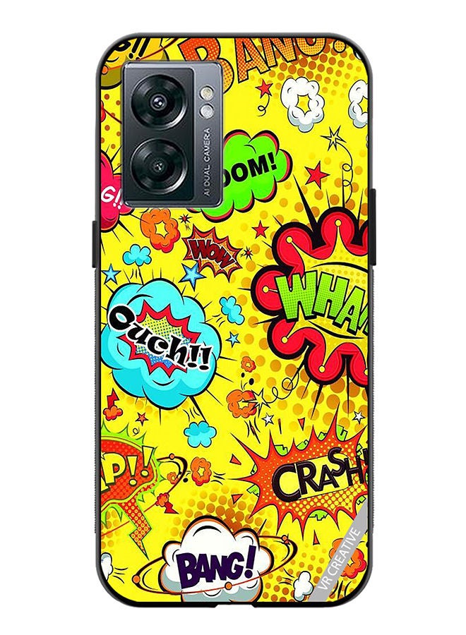 VR CREATIVE Protective Case Cover For OnePlus Nord N300 Multiple Stickers Design Multicolour - Image 1