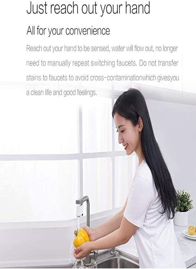 Xiaomi - Xiaomi Xiaoda Automatic Water Saver Tap Intelligent Infrared Induction Water Touchless Faucet Anti overflow Smart Motion Sensor Water Saving Device For Kitchen Bathroom - Image 1