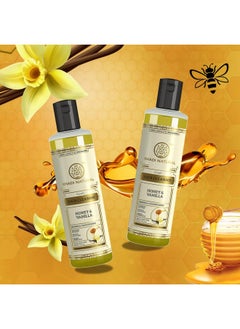 Khadi Natural Honey & Vanilla Hair Shampoo | Herbal Shampoo For Soft Hair | Shampoo For Hair Growth | Anti-Dandruff Shampoo | Suitable For All Hair Types| | Pack Of 2| (210 * 2) (420 Ml)  - Image 4