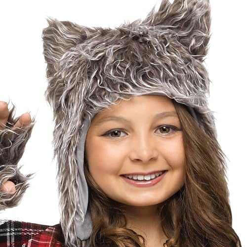 Fun World Wild Wolfie Costume, Large 12-14, Multicolor - Image 5