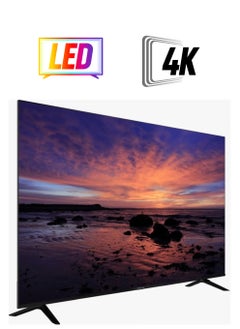 تلفزيون أوسكار الذكي 50 بوصة بدقة 4K فائق الدقة (OS50JW4KM) - نظام تشغيل Android LED مع جهاز تحكم صوتي محسّن، مكبر صوت مدمج، سطوع تلقائي، مرآة مصبوبة، لوحة درجة A+، مدخلات HDMI/USB/Wi-Fi، Netflix، YouTube وStarz Play العربية - أسود