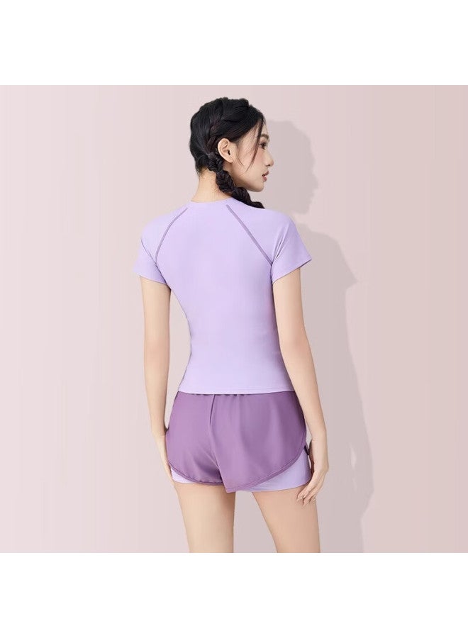 Barbie Women'S Conservative Split Two-Piece Swimsuit With High Waist Bottoms, Plus Size, Perfect For Beach Vacation And Hot Springs, Slimming And Tummy Control - Image 2