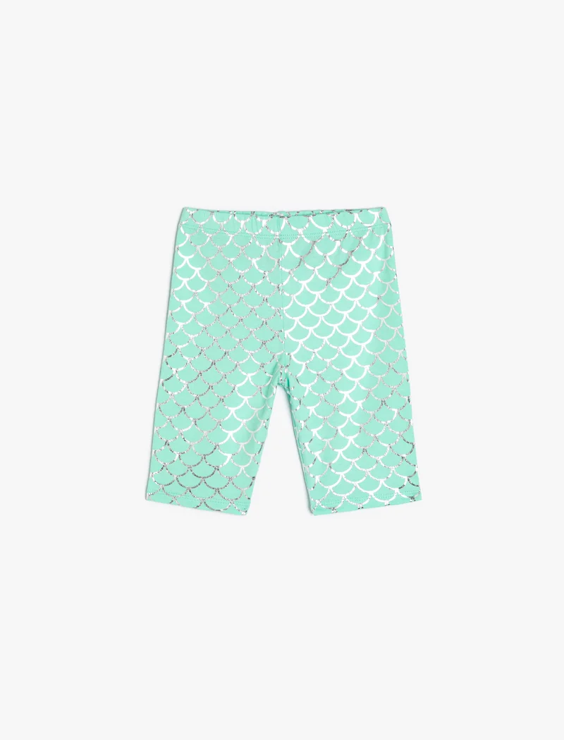 Koton Koton | Printed Elastic Waist Capris