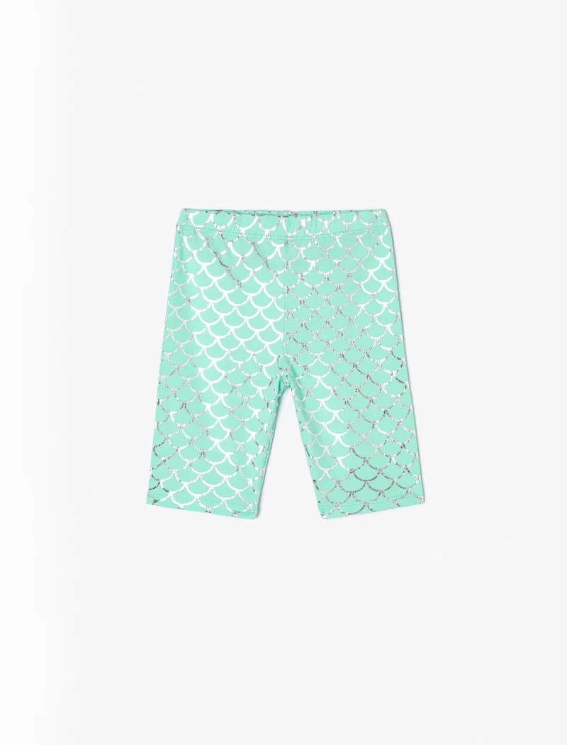 Koton Koton | Printed Elastic Waist Capris