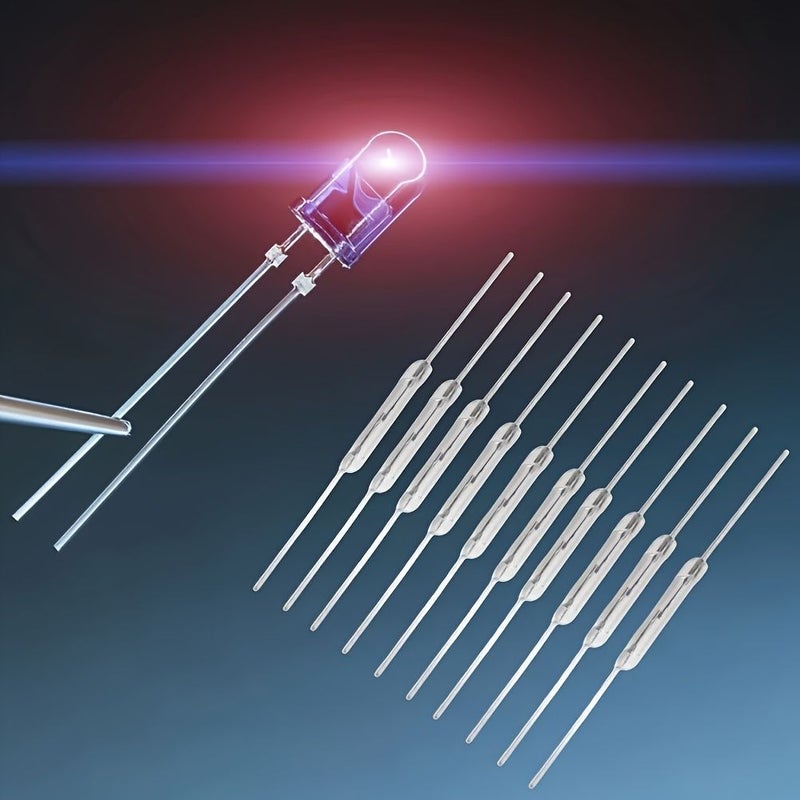16 مفتاح قصبي عادة مفتوح (Reed Switches) مقاس 2x14 ملم للآلات الصناعية - Image 4