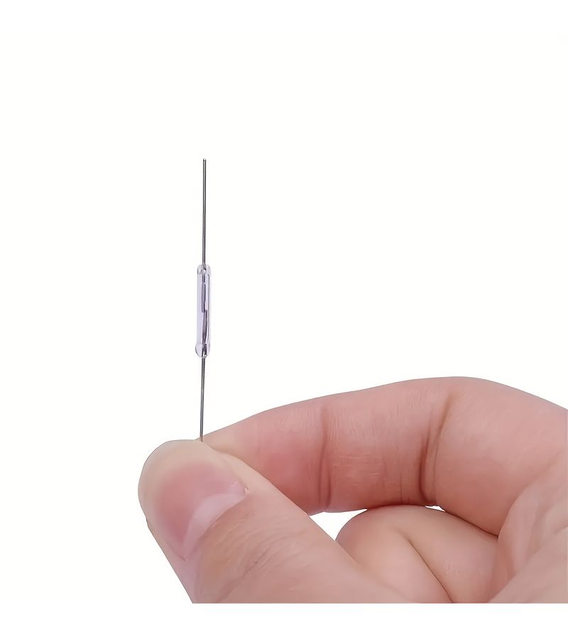 16 مفتاح قصبي عادة مفتوح (Reed Switches) مقاس 2x14 ملم للآلات الصناعية - Image 3