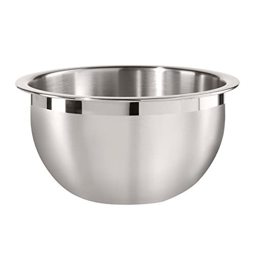 Oggi 3-Quart Two-Tone Stainless Steel Mixing Bowl, Great for Mixing, Making Dough, Dressing Salads, Mixing Eggs, Washing Vegetables - Image 1