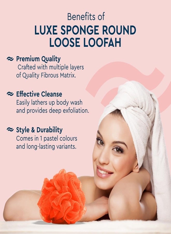 MR.THINDZ Sponge Loofah Indulge In Ultimate Shower Bliss! Soft, Fluffy, & Enriched With Multiple Layers Of Fibrous Matrix For A Truly Invigorating Bath Experience (Pack of 2) - Image 3