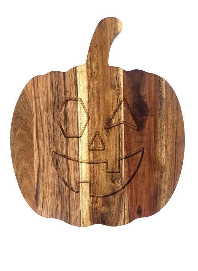 Affinity Decor Wood Cutting Boards Kitchen, Thick Chopping Board, Serving Trays Large Wooden Cutting Board with Deep Juice Groove and Handles, Wooden trays for meat, fruit and cheese (13.6 X 12 X 0.63 Inch) - Image 1
