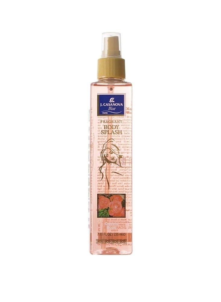معطر الجسم جيه كازانوفا بلو روز آند عود – عطر زهري رومانسي (٢٣٥ مليلتر)