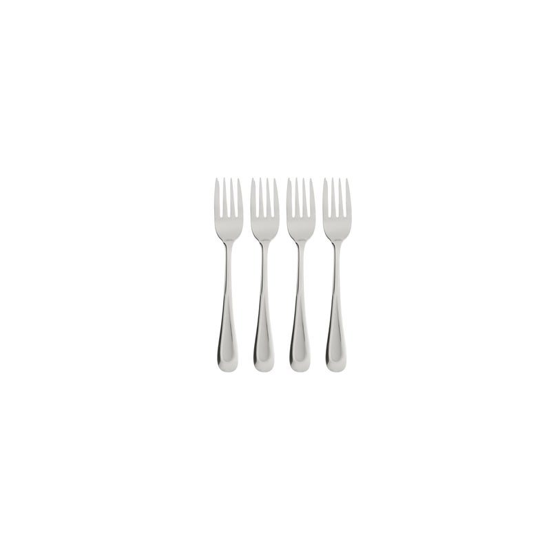 Oneida Satin Sand Dune Everyday Flatware Salad Forks Set of 4