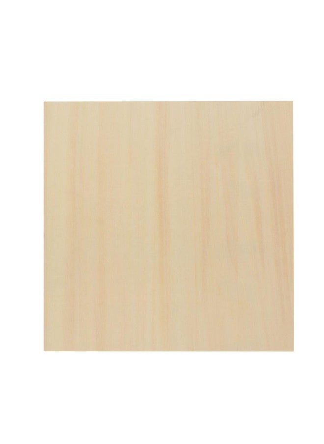 MIVIDE - 10 Pack Basswood Sheets 3Mm 10 X 10 X 1/8 Inch Plywood Board Thin Natural Unfinished Wood For Diy Crafts Painting Hobby Model Making Wood Burning And Laser Projects - Image 1