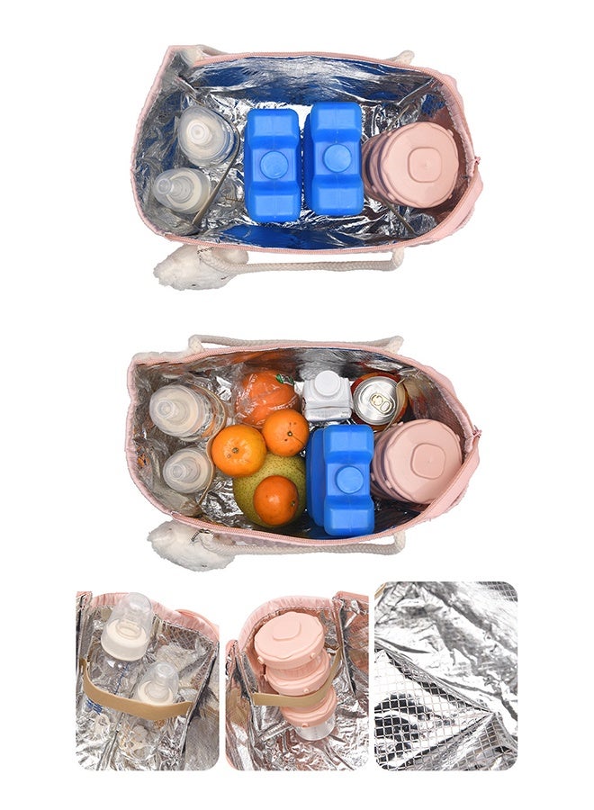 Lemon Multifunctional Bear Diaper Bag, Mom Hand Bag with watertight Designs & Multiple, Compartments for Baby essential - Image 4