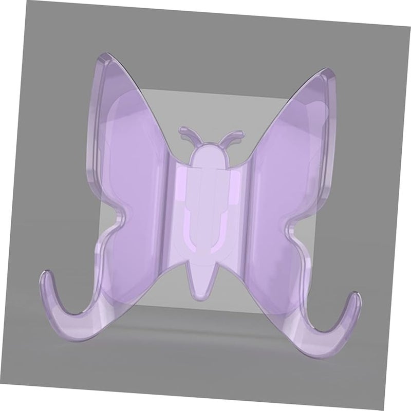 COHEALI 4Pcs Shower Hooks Wall Mounted Over The Door Hanger For Bathroom Coat Random Color - Image 4